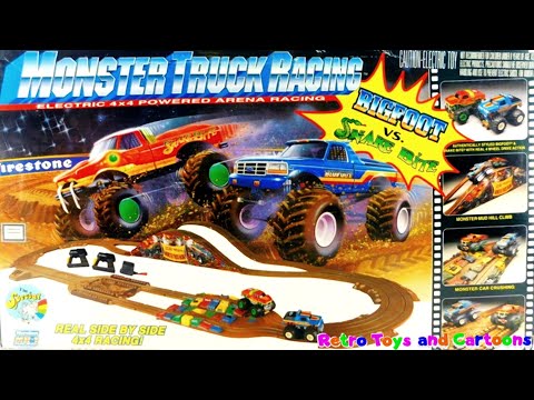 Monster Truck Racing Bigfoot Vs Snake Bite Electronic 4x4 Commercial Retro Toys and Cartoons