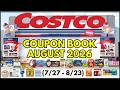 NEW AUGUST Costco Coupon Book Preview 7 27 8 23 Charmin Orgain Spam Qtips Premiere Protein