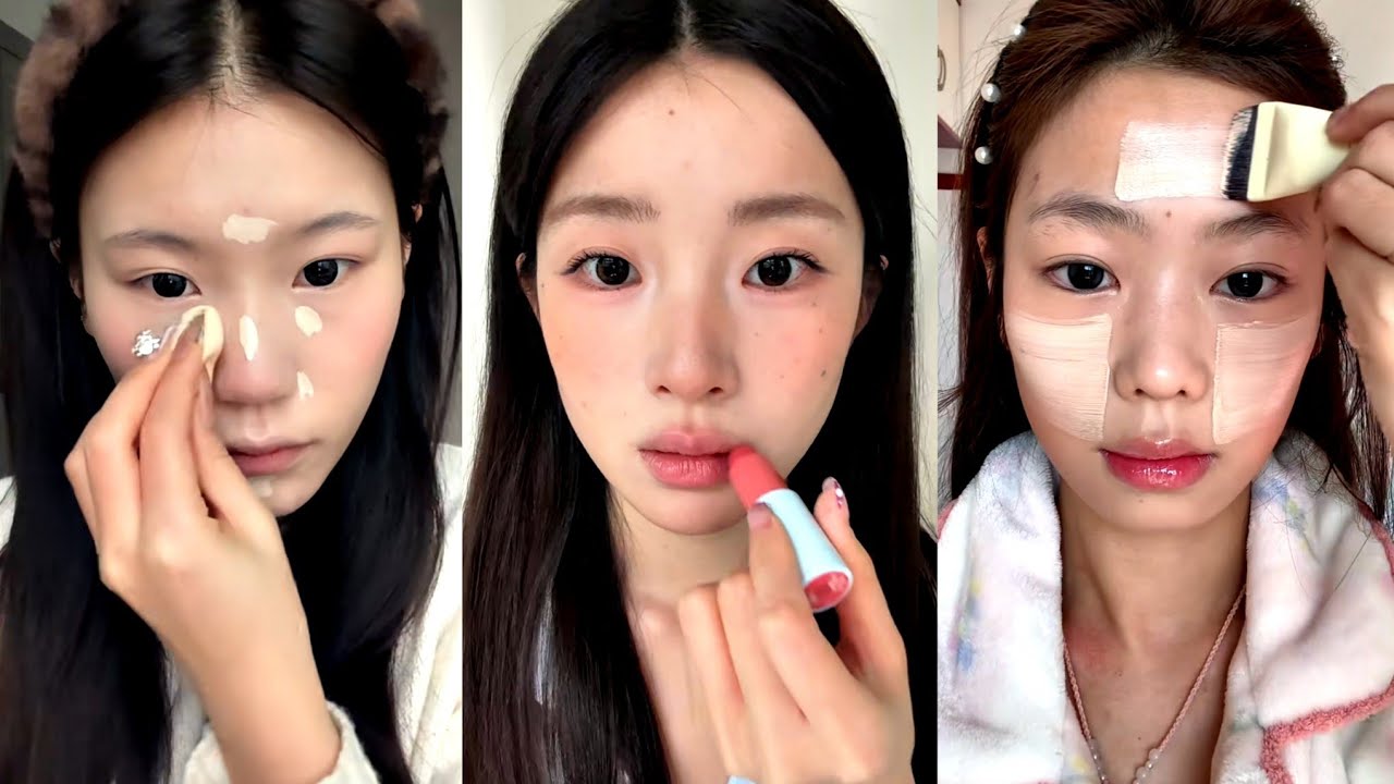 GRWM douyin ASMR real sounds COMPILATION✨🌸 EP.186 | ASMR MAKEUP 메이크업