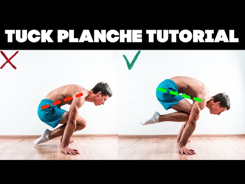 PLANCHE FOR BEGINNERS. TUCK PLANCHE TUTORIAL.