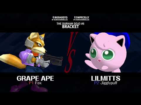 The Durham Dojo #6 Winners Bracket - grape ape (Fox) vs LilMitts (Jigglypuff)