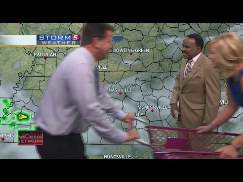 NC5's Steve & Amy Crash Lelan's Weather Forecast