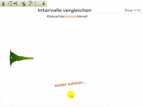 Gehörbildung: Intervalle vergleichen