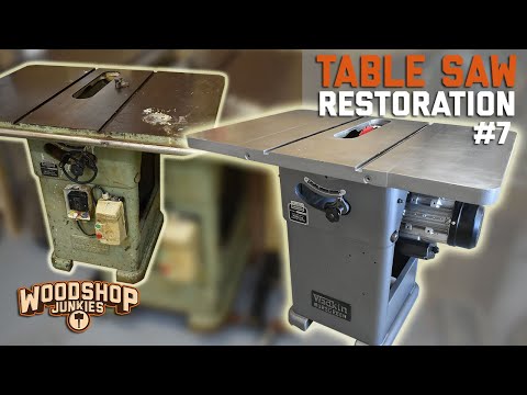 Bringing A Vintage Table Saw Back To Life