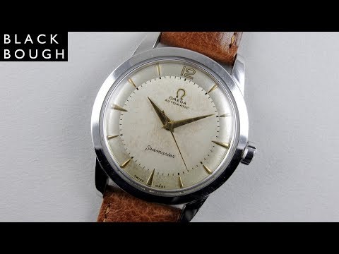 Omega Seamsater Ref. 2577 -1 steel vintage wristwatch, circa 1950