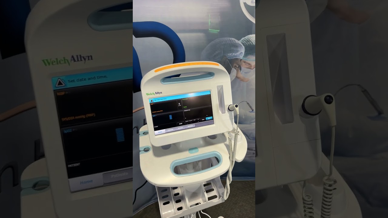 Welch Allyn Vital Signs Monitor 6000 Series with Cart