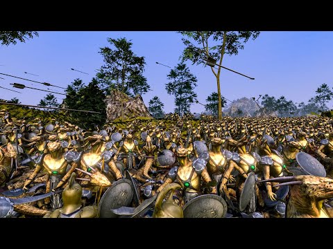 19000 Lizardman Swords VS 16000 Elven Archers - Ultimate Epic Battle Simulator 2 UEBS 2