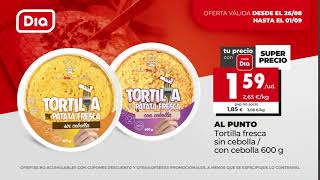 Dia Oferta Tortillas frescas anuncio