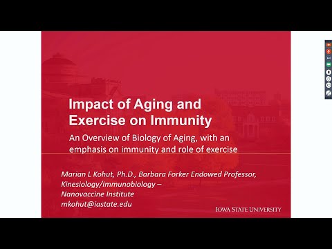 Prime Time Alive- Impact of Aging and Exercise on Immunity 3/31/21