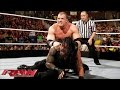 Roman Reigns Vs Kane Raw February 16 2015