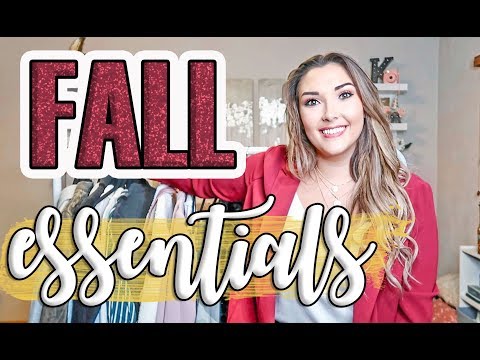 TOP 10 FALL FASHION ESSENTIALS | Build the PERFECT wardrobe this Fall!