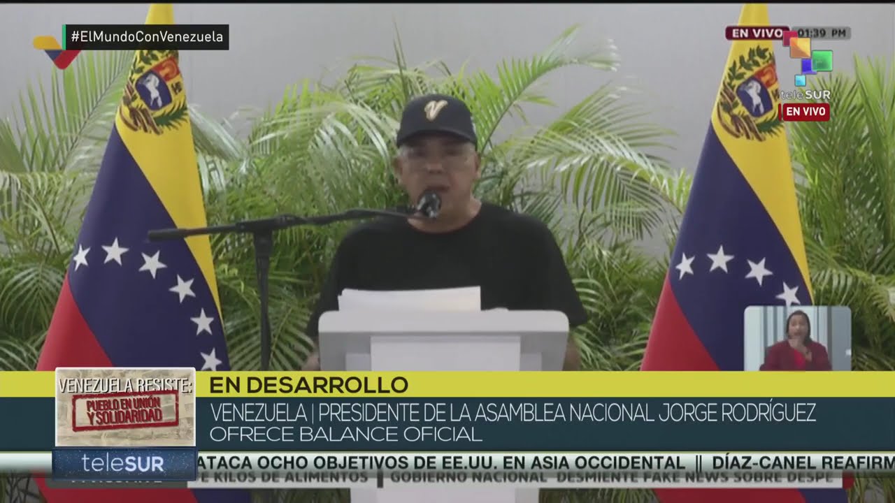 Transmisión en vivo de Telesur este 28 junio 2026 desde la 1:30 p.m., tras terremotos en Venezuela