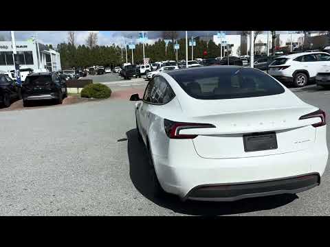 2025 Tesla Model 3 Premium AWD in White for sale at Abbotsford Hyundai in Abbotsford, BC