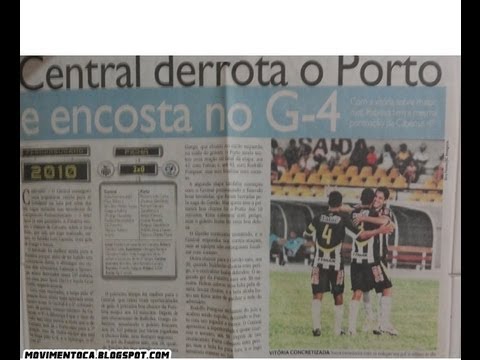 Central de Caruaru 2x0 Porto-PE - Campeonato Pernambucano de Futebol 2010
