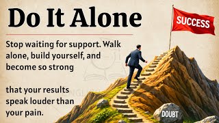 Do It Alone: Stop Waiting For Support | Graded Reader | Learn English Through Motivation 