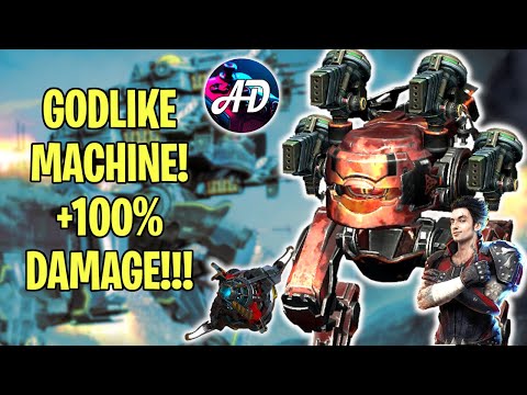 BLITZ GUST 3X OVERDRIVE UNIT +100% DMG GODLIKE Machine - War Robots MK2 WR Gameplay