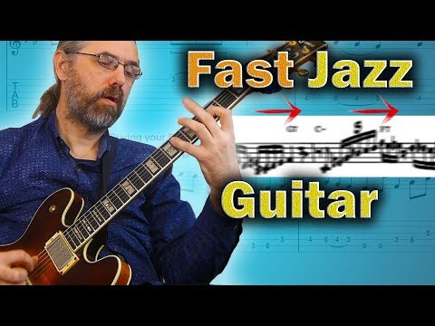 How to Play Fast & Difficult Jazz Guitar Phrases