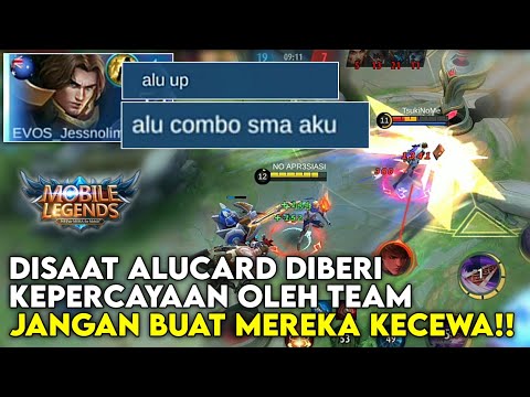 Disaat Alucard Dipercaya Team!! - Mobile Legends Alucard New Gameplay