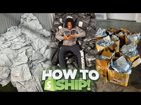 How To Ship Out Your Clothing Brand Orders *STEP BY STEP*