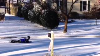 preview picture of video 'Epic Sledding Fail'