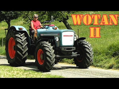 Eicher Wotan II - Allrad 6-Zylinder Traktor Start, Sound, Fahrt