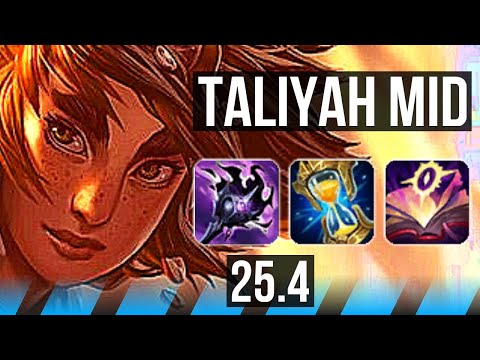 TALIYAH vs ORIANNA (MID) | 71% winrate, 6/3/12 | KR Grandmaster | 25.4