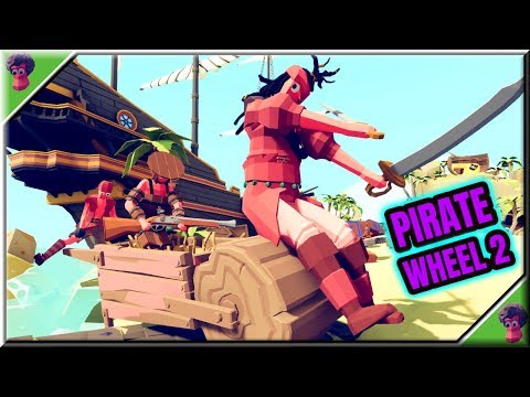 TABS - Pirate Wheel 2⚔ Pirate Queen, Blunderbuss & Bomb Thrower vs Every Unit - Original Mods🎃