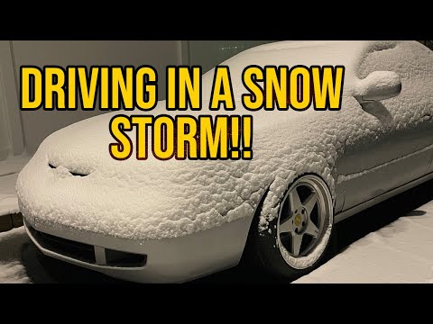 Driving my 350z with a welded differential IN THE SNOW!