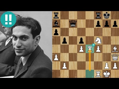 INSANE attack by Tal humbles Najdorf!! NEVER dare Tal to sacrifice | Mikhail Tal v Miguel Najdorf