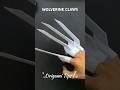 PAPER WOLVERINE CLAWS ORIGAMI EASY WOLVERINE ORIGAMI TUTORIAL DIY PAPER CLAWS