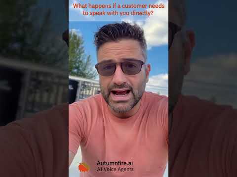 What Happens When a Customer Needs to Speak to You Directly AI Voice Agent