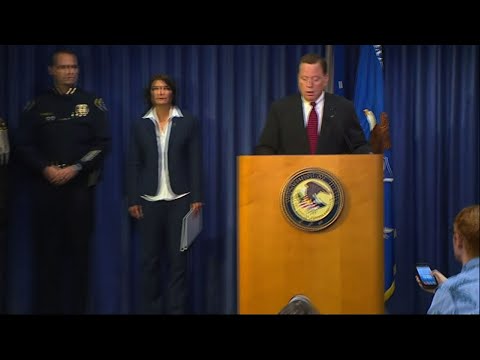 Federal officials announced Thursday that they have filed 109 hate crime charges against the man suspected of opening fire in a Southern California synagogue. (May 9)