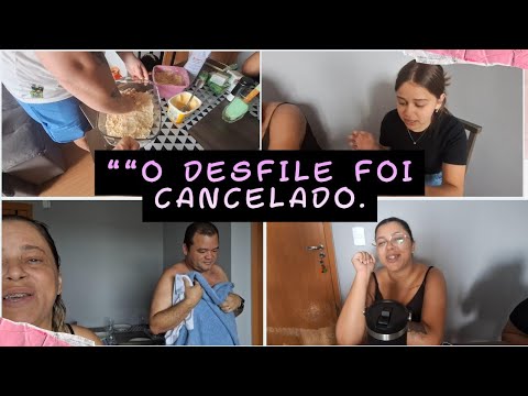 “O desfile de Joinville foi cancelado… então passamos o dia assim em casa | Vlog”