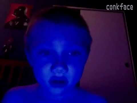 kid turns blue and vanishes
