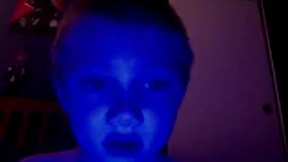 kid turns blue and vanishes