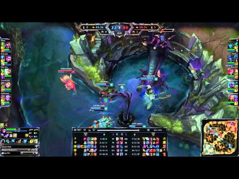 Irelia versus the Flaming Vi! (unedited, I was too lazy)