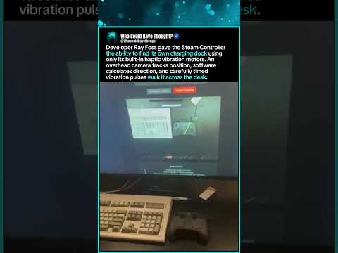 Steam Controller Drives Itself to the Charger