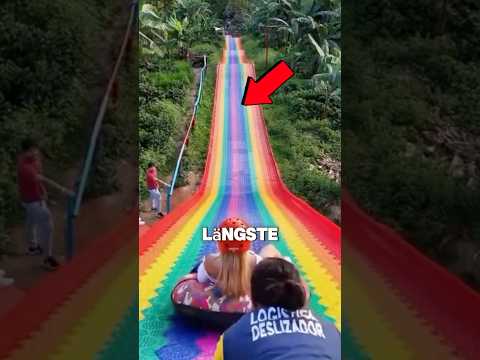 This is the longest water slide in the world 🤯 #shorts
