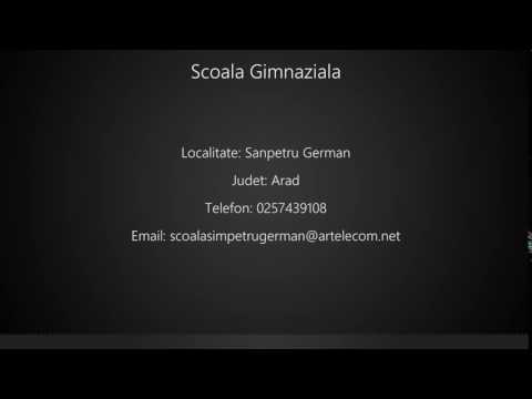 Scoala Gimnaziala Sanpetru German