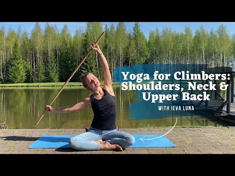 20 min Neck, Shoulders & Upper back | Sore Muscle & Tension Relief for Climbers
