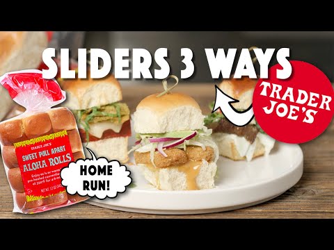 Como fazer sliders de 3 maneiras | Receitas fáceis | Trader Joe’s