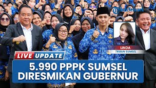 5.990 PPPK Paruh Waktu Sumsel Resmi Sandang Atribut Korpri, Gubernur: Pengakuan Negara sebagai ASN