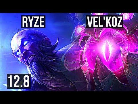 RYZE vs VEL'KOZ (MID) (DEFEAT) | 1.4M mastery, 800+ games | EUW Grandmaster | 12.8