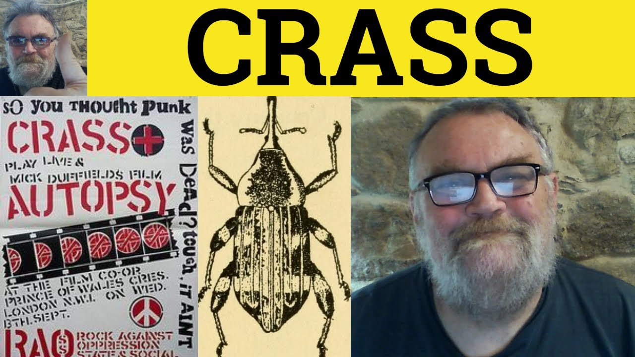 🔵 Crass Meaning - Crass Definition - Crassly Examples - Describing People - Crass Crassly Crassness