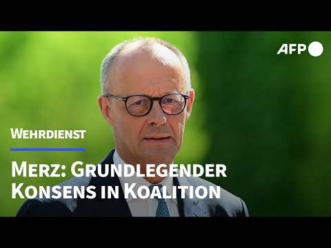 Merz: "Verpflichtender Wehrdienst, wenn nicht genügend Freiwillige" | AFP