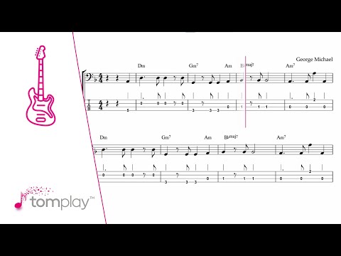 Eric Clapton - Tears in heaven (Bass Arrangement) Sheet music for Bass  guitar (Solo)