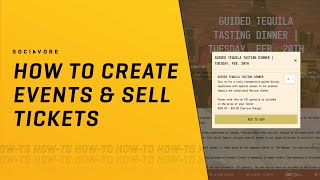 How to create events and sell tickets on your restaurant website