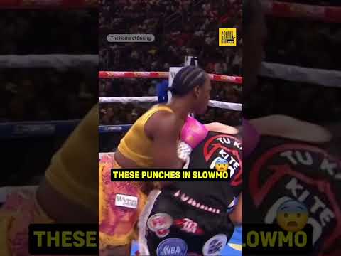 Claressa Shields beating the brakes off Lani Daniels 😲