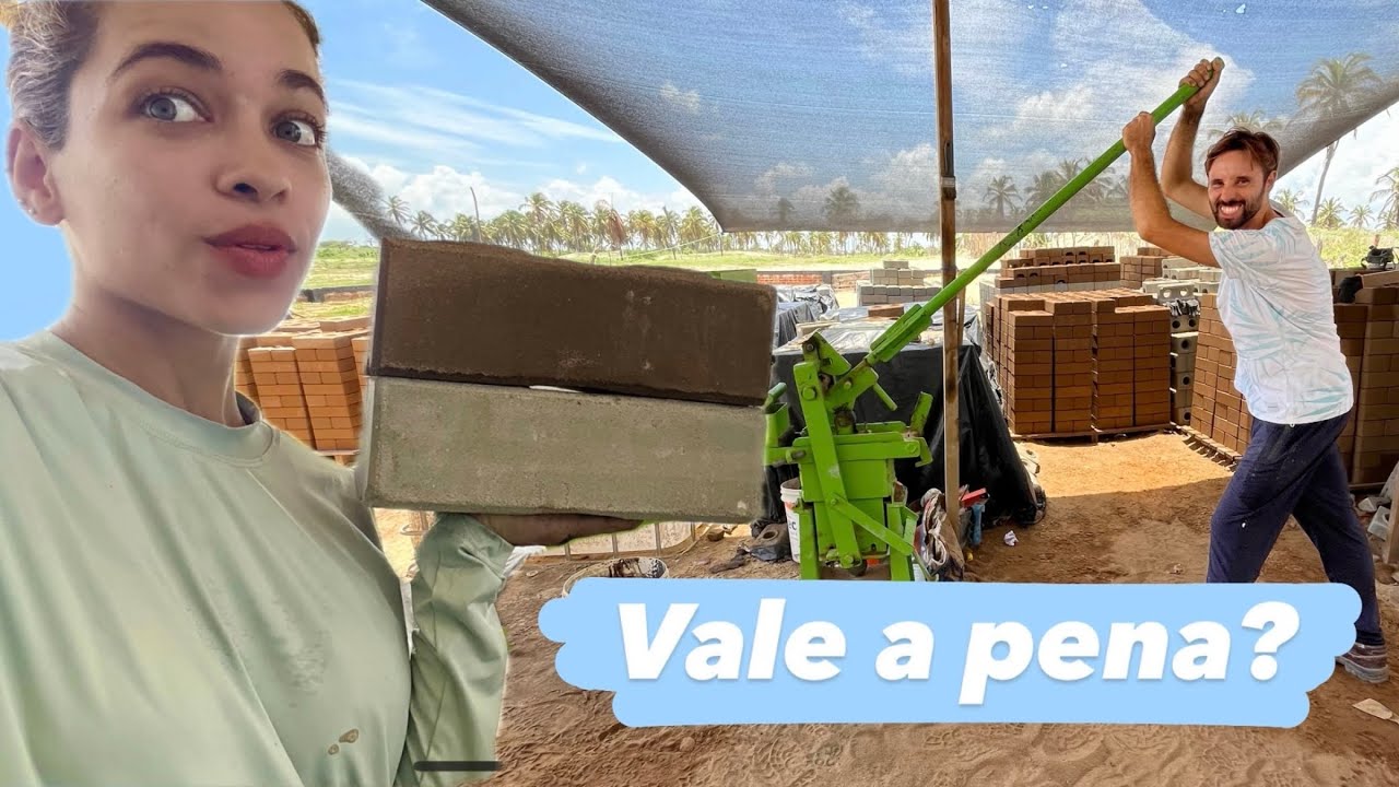 Fabricando Tijolos Ecológicos na Prática! Dificuldades e Dicas Essenciais! 🌱🏠 | MotionMe à Obra