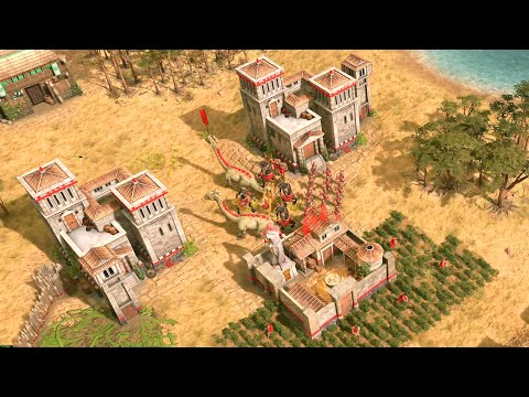 Age of Mythology Retold - 4v4 MASSIVE INVASION | Multiplayer Gameplay (PC/UHD)